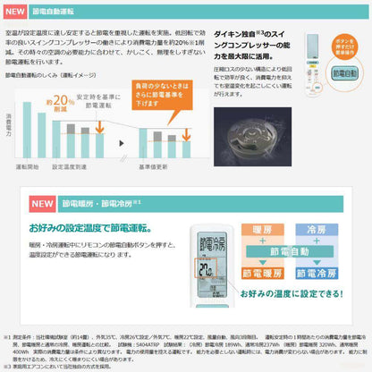 ルームエアコン RXシリーズ 2024年モデル 12畳程度 ホワイト S364ATRS-W ダイキン